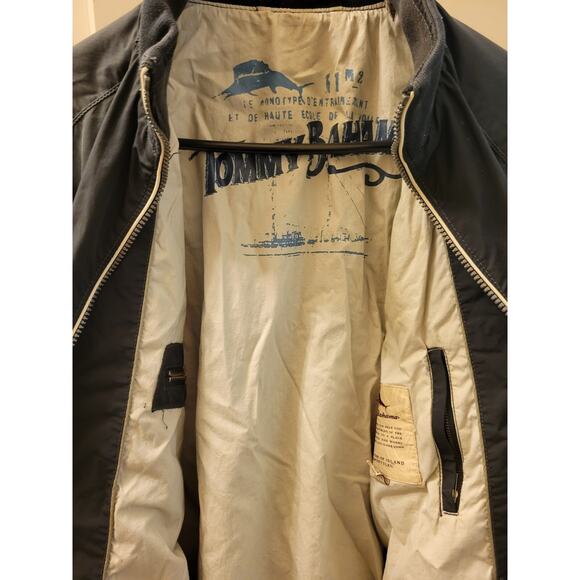 Tommy Bahama Mens Catalina Cruiser Full Zip Bomber Soft Shell Jacket Black MED - Picture 5 of 8